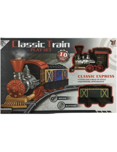 Trenino Classico da 10 Pezzi, play set Giocattolo treno 2