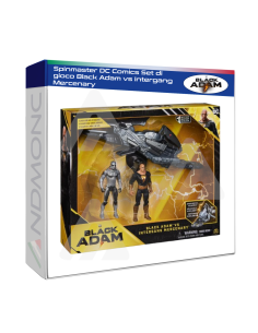 Spinmaster DC Comics Set di gioco Black Adam vs Intergang...