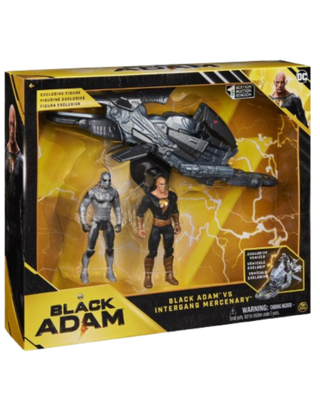 Spinmaster DC Comics Set di gioco Black Adam vs Intergang Mercenary