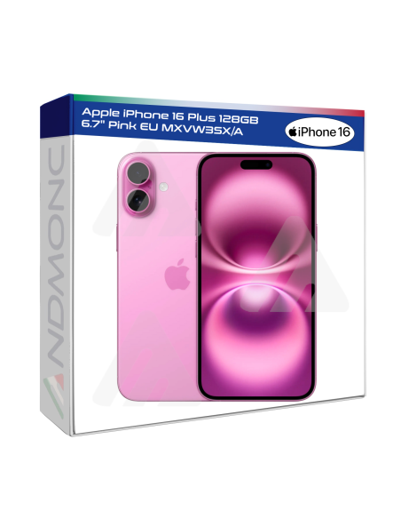 Apple iPhone 16 Plus 128GB 6.7" Pink EU Nuovo Ufficiale