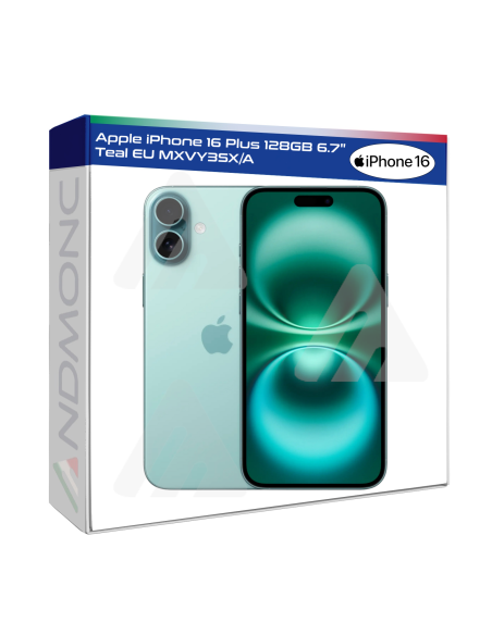 Apple iPhone 16 Plus 128GB 6.7" Teal EU Nuovo Ufficiale