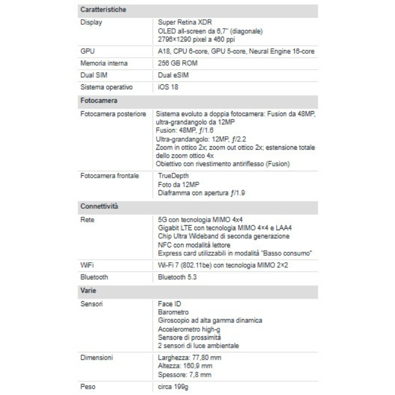 Apple iPhone 16 Plus 256GB 6.7" Ultramarine EU...
