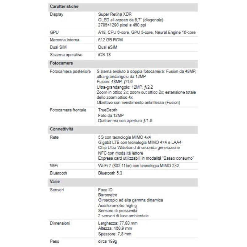 Apple iPhone 16 Plus 512GB 6.7" Ultramarine EU...