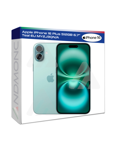 Apple iPhone 16 Plus 512GB 6.7" Teal EU Nuovo Ufficiale