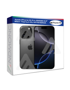 Apple iPhone 16 Pro 256GB 6.3" Black Titanium EU Nuovo...
