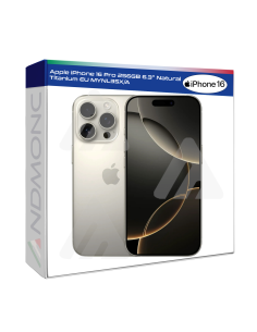 Apple iPhone 16 Pro 256GB 6.3" Natural Titanium EU Nuovo...