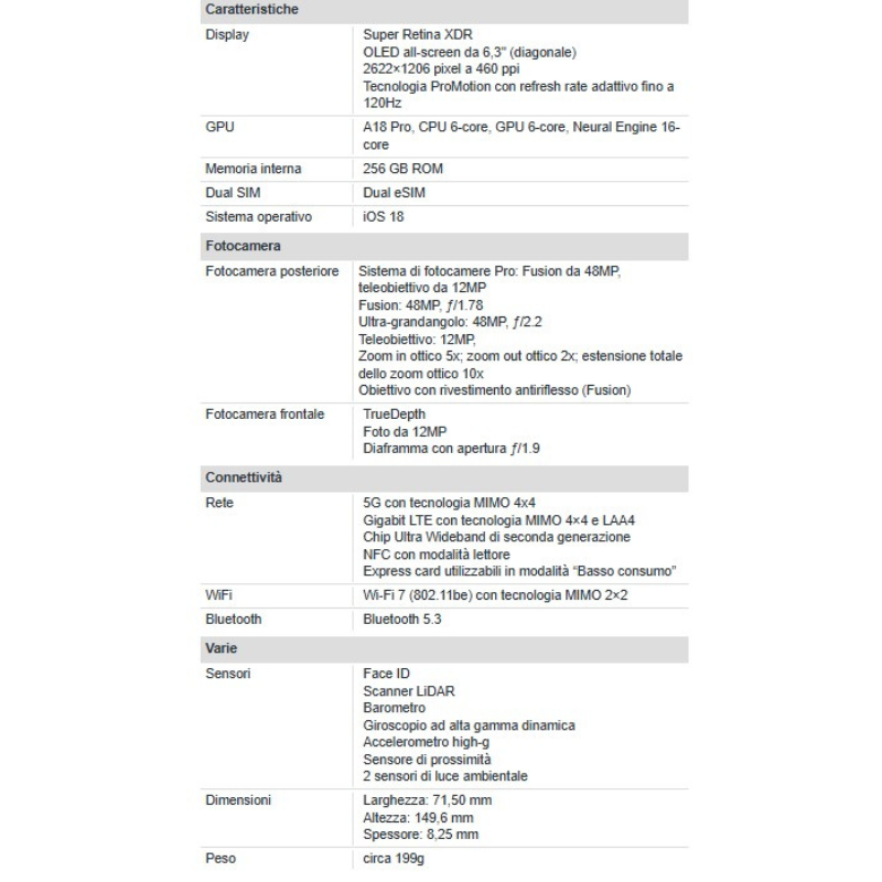 Apple iPhone 16 Pro 256GB 6.3" Natural Titanium...