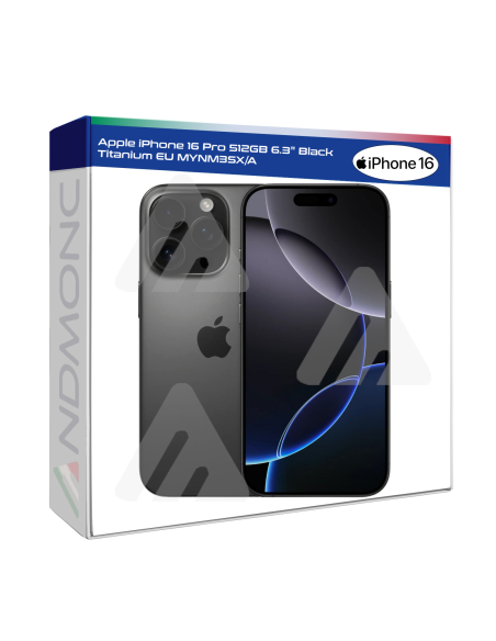 Apple iPhone 16 Pro 512 GB 6.3" Black Titanium EU Nuovo Ufficiale