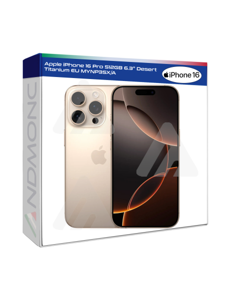 Apple iPhone 16 Pro 512 GB 6.3" Desert Titanium EU Nuovo Ufficiale