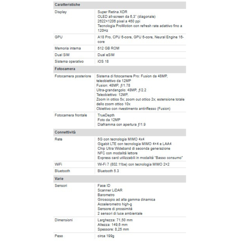 Apple iPhone 16 Pro 512 GB 6.3" Desert Titanium...