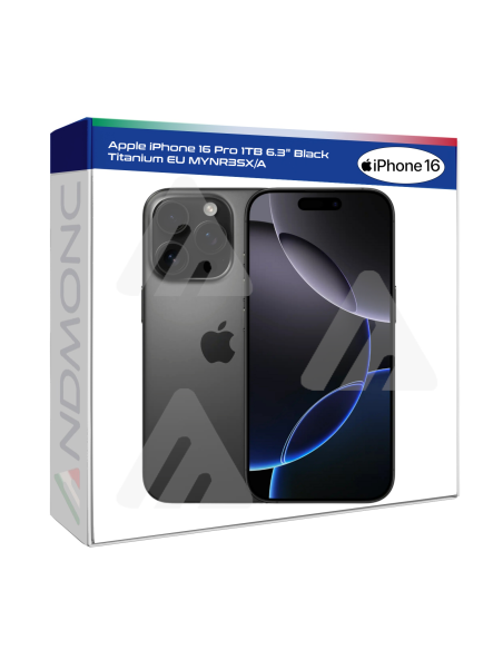 Apple iPhone 16 Pro 1TB 6.3" Black Titanium EU Nuovo Ufficiale
