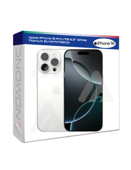 Apple iPhone 16 Pro 1TB 6.3" White Titanium EU Nuovo Ufficiale