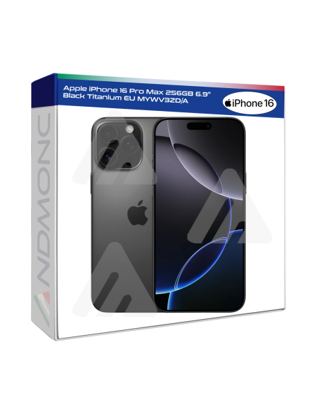 Apple iPhone 16 Pro Max 256GB 6.9" Black Titanium EU Nuovo Ufficiale