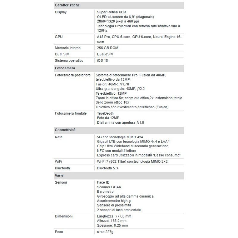 Apple iPhone 16 Pro Max 256GB 6.9" Desert...