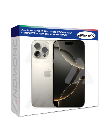 Apple iPhone 16 Pro Max 256GB 6.9" Natural Titanium EU Nuovo Ufficiale