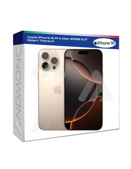 Apple iPhone 16 Pro Max 512GB 6.9" Desert Titanium Nuovo Ufficiale