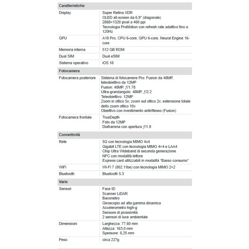 Apple iPhone 16 Pro Max 512GB 6.9" Desert...