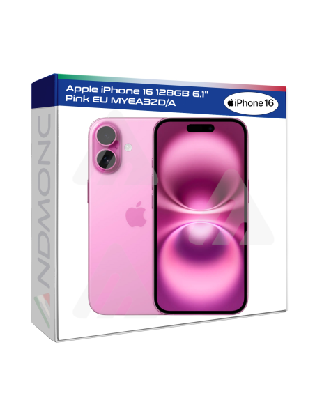 Apple iPhone 16 128GB 6.1" Pink Nuovo Ufficiale