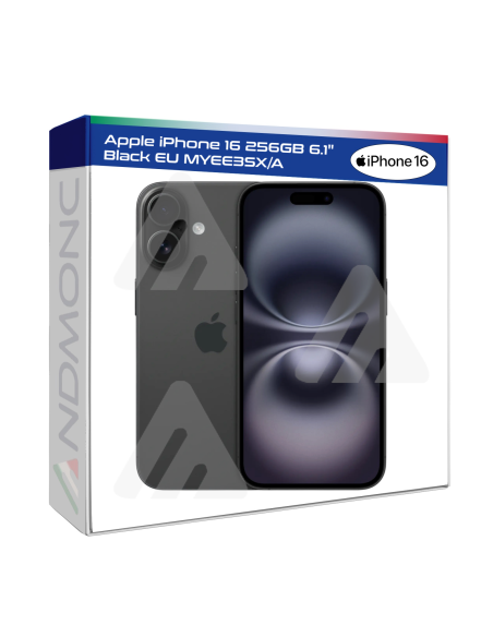 Apple iPhone 16 256GB 6.1" Black Nuovo Ufficiale