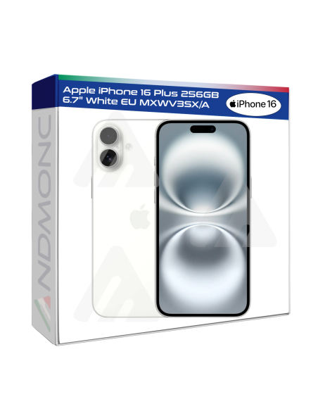 Apple iPhone 16 Plus 256GB 6.7" White EU Nuovo Ufficiale