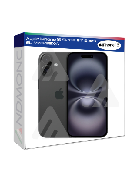 Apple iPhone 16 512GB 6.1" Black Nuovo Ufficiale