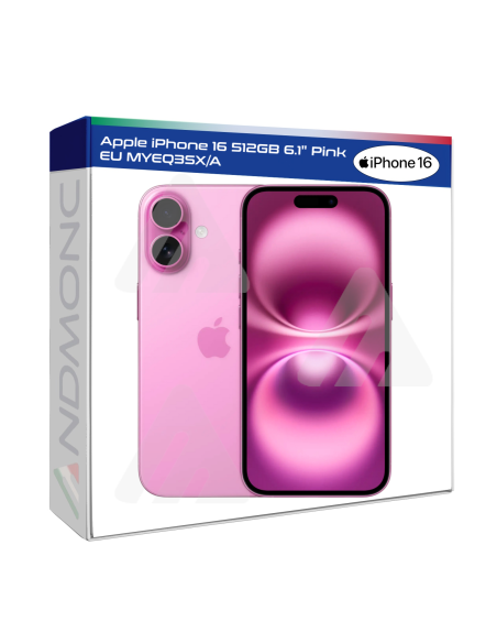 Apple iPhone 16 512GB 6.1" Pink Nuovo Ufficiale