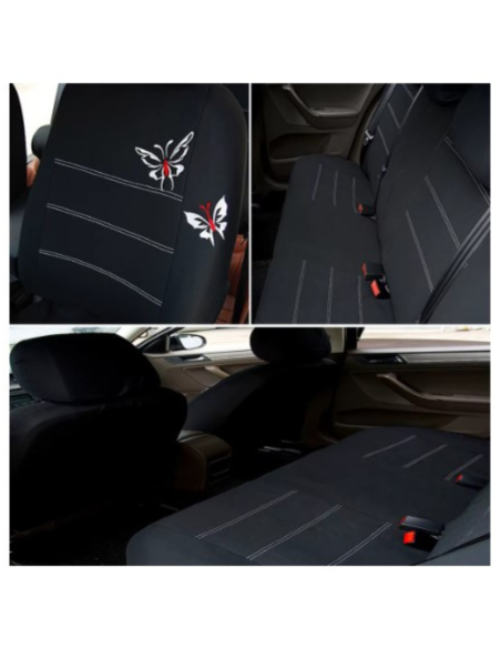 Set Completo Coprisedili Auto universali Farfalla
