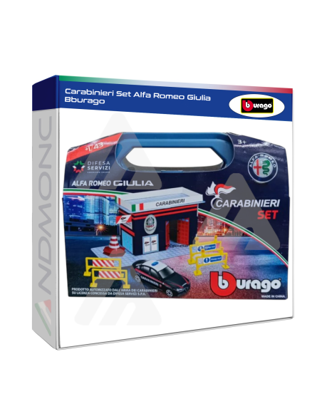 Carabinieri Set Alfa Romeo Giulia Bburago
