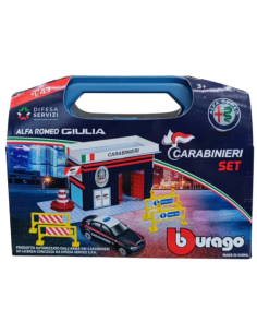 Carabinieri Set Alfa Romeo Giulia Bburago 2