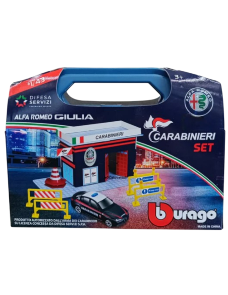 Carabinieri Set Alfa Romeo Giulia Bburago