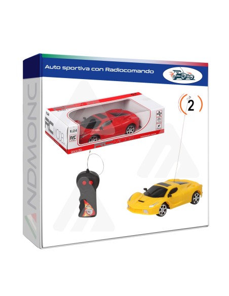Auto sportiva con radiocomando