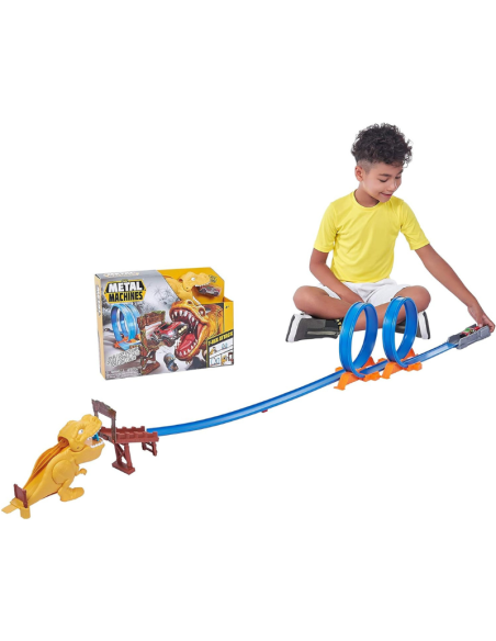 Dinosauro Pista con loopings e Auto inclusa bambini