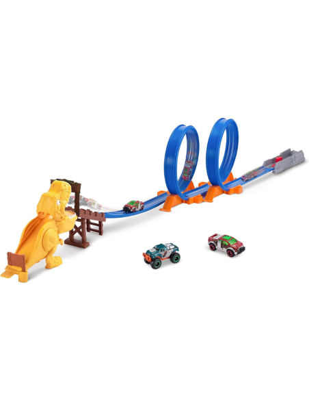 Dinosauro Pista con loopings e Auto inclusa bambini