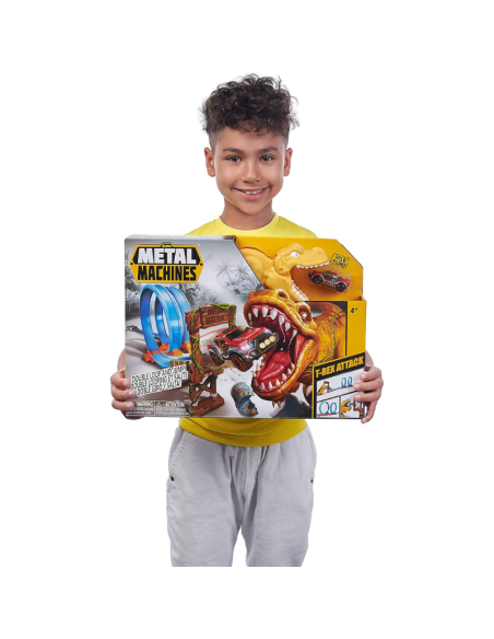 Dinosauro Pista con loopings e Auto inclusa bambini