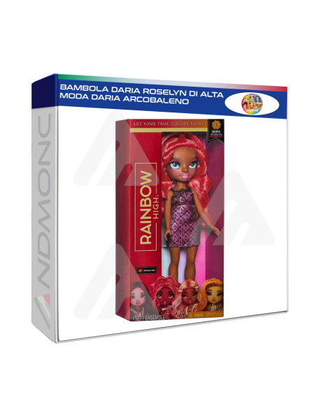 RAINBOW HIGH LALKA DARIA ROSELYN bambola giocattolo