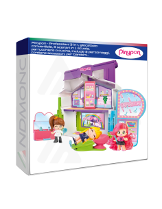 Pinypon - Professioni 3 in 1, giocattolo convertibile, 3...