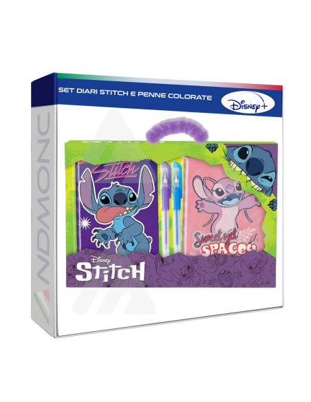 Set Diari Stitch e Penne Colorate Disney
