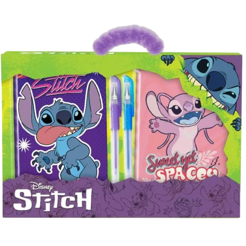 Set Diari Stitch e Penne Colorate Disney