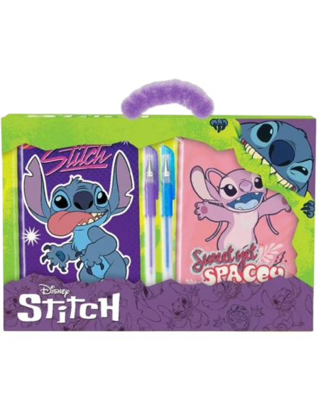 Set Diari Stitch e Penne Colorate Disney