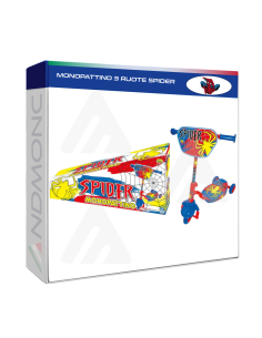 Monopattino 3 Ruote Spider bambino giocattolo