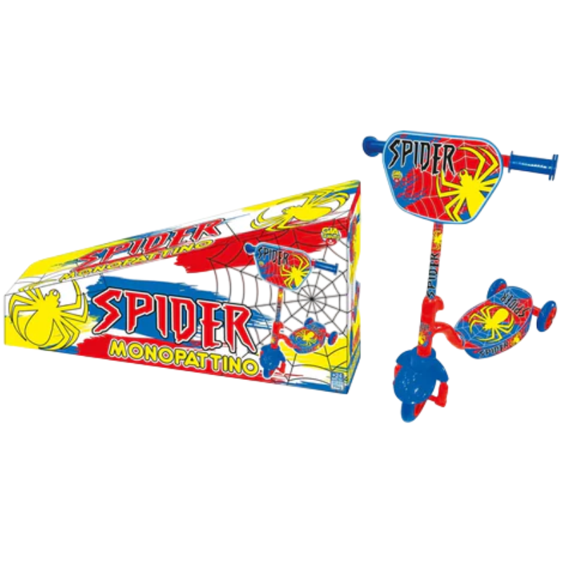 Monopattino 3 Ruote Spider bambino giocattolo