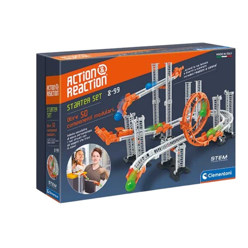 Gioco Clementoni Action & Reaction Starter Set...