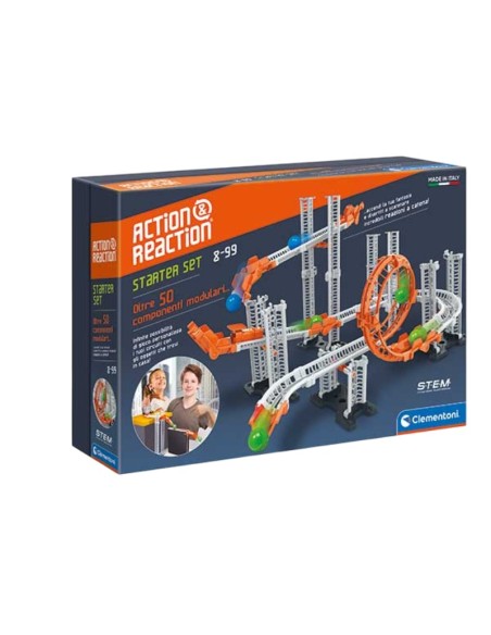 Gioco Clementoni Action & Reaction Starter Set giocattolo