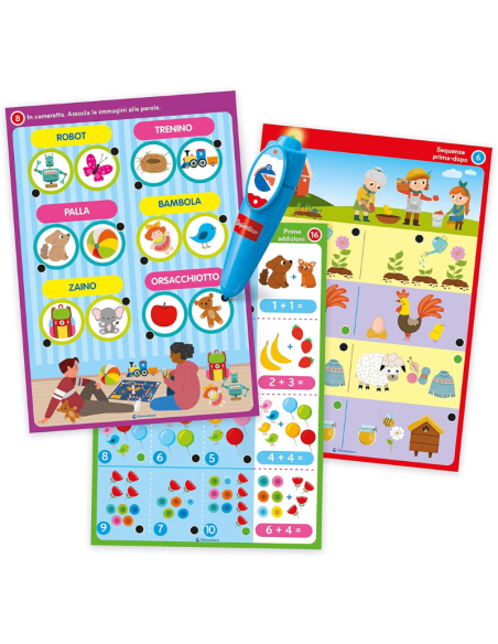 Clementoni Sapientino - Scuola dell'Infanzia, Gioco Educativo Parlante 4-6 Anni