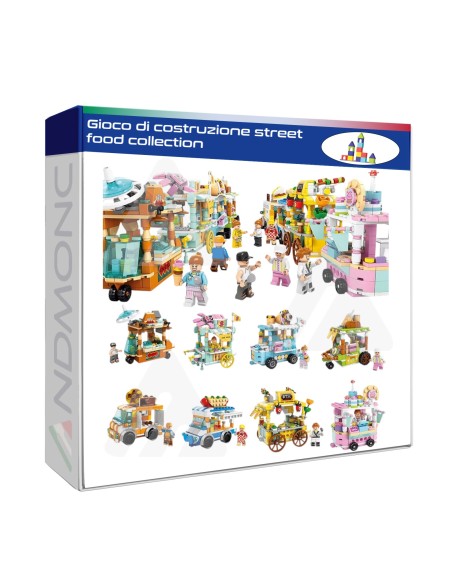 Gioco di Costruzione Street Food collection bambini