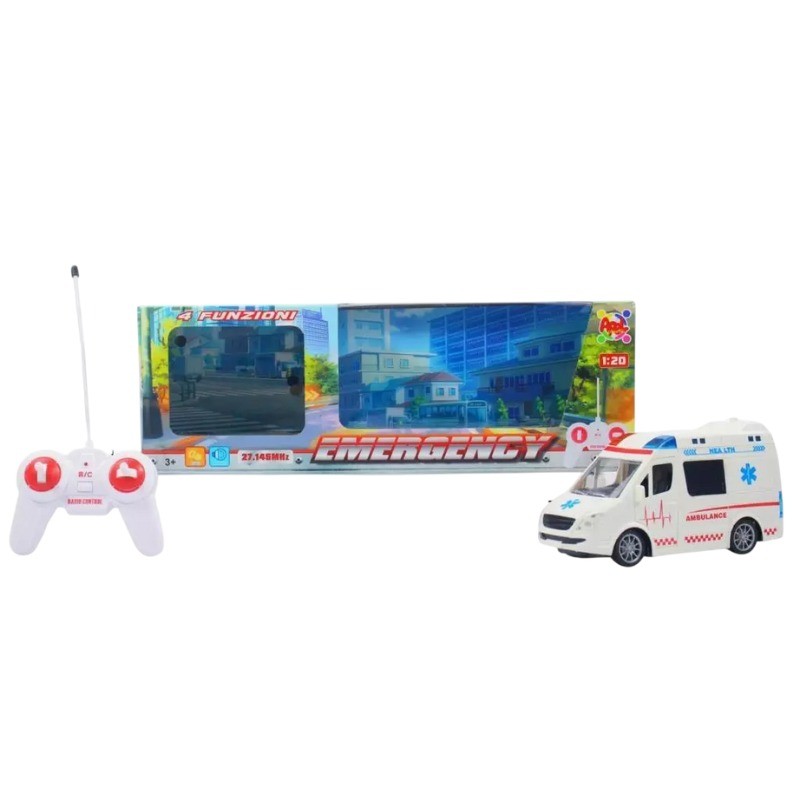 Autoambulanza Emergency 4 Funzioni Suoni e Luci...