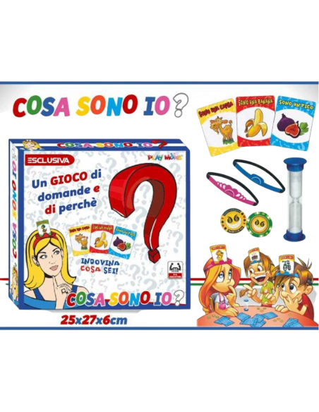 International Gioco Cosa Sono Io? 25x27x6 Cm Con Accessori , gioco da tavolo