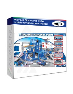 Playset Stazione della polizia Emergenza Police gioco...
