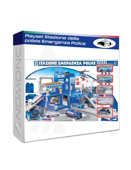 Playset Stazione della polizia Emergenza Police gioco giocattolo