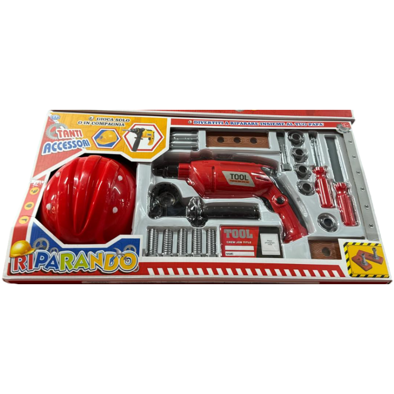 Giocattolo - Set di attrezzi per riparare con...